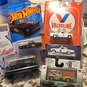 M2 MACHINES/HOTWHEELS STUDEBAKER TRUCKS, POSTER, & OLD PARTS CATALOG